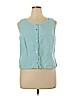 Eddie Bauer Blue Sleeveless Blouse Size XL - photo 1