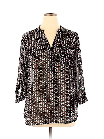 Maurices 3/4 Sleeve Blouse (view 1)