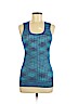 M Missoni Blue Sleeveless Top Size 8 - photo 1