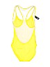 DKNY Yellow One Piece Swimsuit Size 6 - photo 2