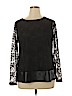 Chico's Black Long Sleeve Blouse Size XL (3) - photo 1