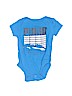 Puma 100% Cotton Blue Short Sleeve Onesie Size 0-3 mo - photo 1