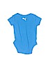 Puma 100% Cotton Blue Short Sleeve Onesie Size 0-3 mo - photo 2