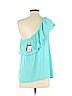 Mossimo Supply Co. 100% Rayon Blue Short Sleeve Blouse Size S - photo 2