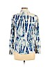 MICHAEL Michael Kors 100% Cotton Blue Long Sleeve Button-Down Shirt Size S - photo 2