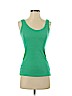 Topshop Green Tank Top Size 4 - photo 1