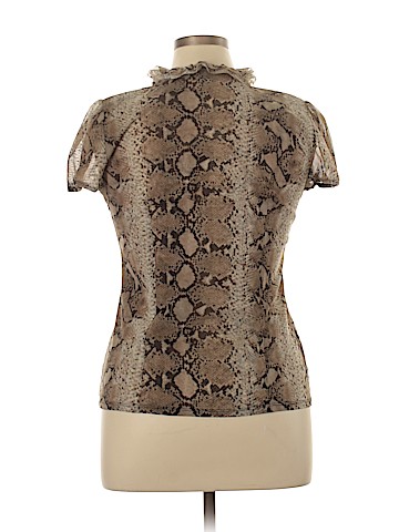 INC International Concepts Short Sleeve Blouse (view 2)