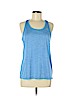 Adidas 100% Polyester Blue Active Tank Size M - photo 1