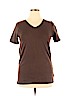 Zenana Outfitters Brown Short Sleeve T-Shirt Size XL - photo 1