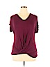 Apt. 9 Burgundy Short Sleeve Top Size XL - photo 1