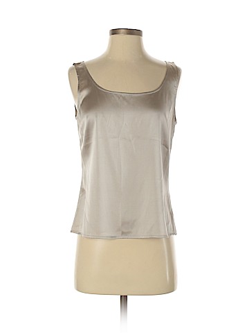 St. John Sleeveless Silk Top (view 1)