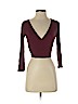 Forever 21 Burgundy Long Sleeve Top Size S - photo 1