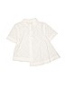 Habitual Girl 100% Cotton White Short Sleeve Button-Down Shirt Size 10 - photo 2