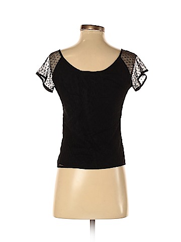 Geoffrey Beene Short Sleeve Silk Top (view 2)