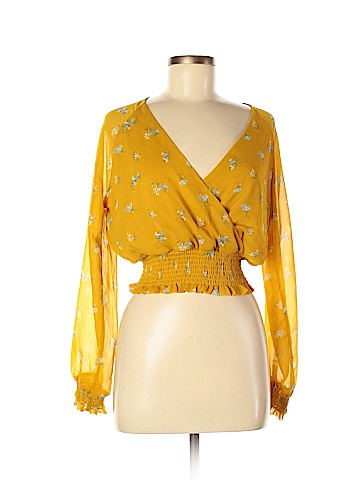 Blue Rain Long Sleeve Blouse (view 1)