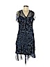 Elie Tahari 100% Silk Blue Casual Dress Size 8 - photo 1