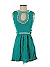 Nanette Lepore Teal Casual Dress Size S - photo 1