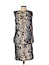 Diane von Furstenberg 100% Silk Tan Casual Dress Size 10 - photo 1