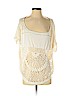 Double Zero Ivory Short Sleeve Top Size S - photo 1