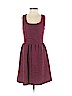 Rewind Burgundy Casual Dress Size S - photo 1