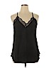 Unbranded 100% Polyester Black Sleeveless Blouse Size XL - photo 1