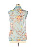Lapis 100% Polyester Blue Sleeveless Blouse Size XL - photo 2