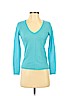 Ann Taylor 100% Cashmere Blue Cashmere Pullover Sweater Size XXS (petite) - photo 1