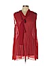 Zara 100% Polyester Red Sleeveless Blouse Size L - photo 1