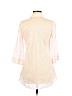 Forever 21 100% Cotton Pink 3/4 Sleeve Button-Down Shirt Size M - photo 2