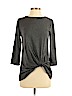 Zanzea Collection Gray 3/4 Sleeve Top Size S - photo 1