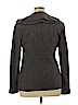 Lafayette 148 New York 100% Virgin Wool Gray Wool Cardigan Size 14 - photo 2