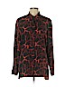 Rachel Roy 100% Silk Red Long Sleeve Silk Top Size L - photo 1