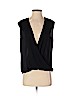 Lily White 100% Polyester Black Sleeveless Blouse Size S - photo 1