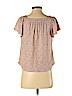 Ann Taylor LOFT Outlet 100% Cotton Pink Short Sleeve Top Size XS (petite) - photo 2