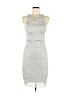 Sequin Hearts Gray Cocktail Dress Size 7 - photo 1
