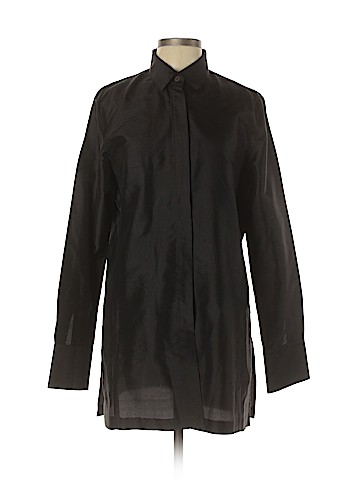 Charlotte Kellogg Long Sleeve Silk Top (view 1)