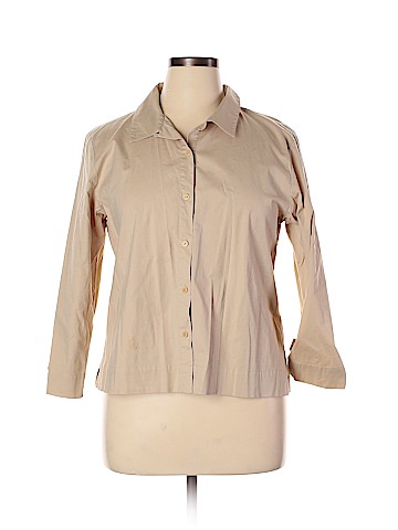 Eileen Fisher Long Sleeve Button-Down Shirt (view 1)