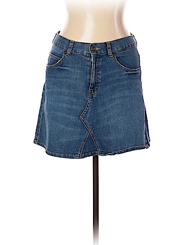 Zara Denim Skirt (view 1)
