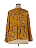 Old Navy 100% Rayon Yellow Long Sleeve Blouse Size XXL - photo 2
