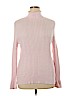 Croft & Barrow 100% Cotton Pink Turtleneck Sweater Size XL - photo 1