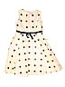 Rare Editions 100% Polyester Polka Dots Ivory Special Occasion Dress Size 12 - photo 1