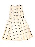 Rare Editions 100% Polyester Polka Dots Ivory Special Occasion Dress Size 12 - photo 2