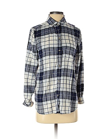 American Eagle Outfitters Long Sleeve Button-Down Shirt (view 1)
