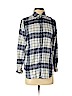 American Eagle Outfitters Blue Long Sleeve Button-Down Shirt Size S - photo 1