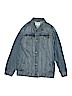 The Children's Place 100% Cotton Solid Blue Denim Jacket Size 14 - photo 1