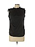 D&G Dolce & Gabbana 100% Cotton Black Sleeveless Top Size L - photo 1