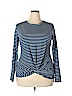Universal Thread 100% Cotton Blue Long Sleeve Top Size XXL - photo 1
