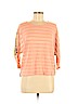 Mossimo Supply Co. 100% Polyester Pink 3/4 Sleeve Top Size M - photo 1
