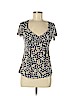 MICHAEL Michael Kors 100% Lyocell Tan Short Sleeve Top Size M - photo 1