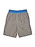 Lands' End 100% Polyester Solid Gray Board Shorts Size 14 - 16 - photo 2
